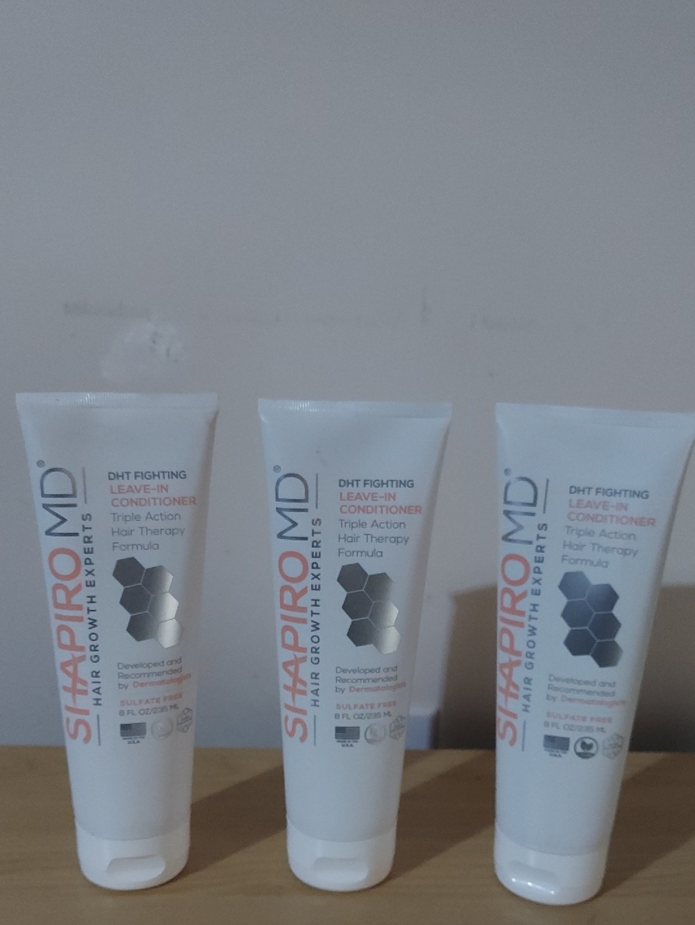 Bundle Of Three (3) DHT-Fighting Leave-In Conditioner – White